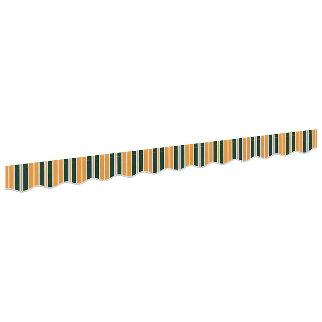 Markisenschürzen-Ersatz Grün und Gelb 280 x 20 cm Polyester