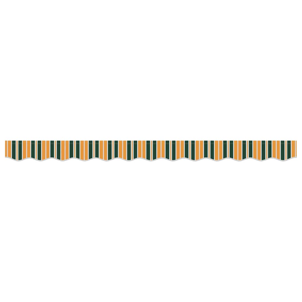 Markisenschürzen-Ersatz Grün und Gelb 280 x 20 cm Polyester
