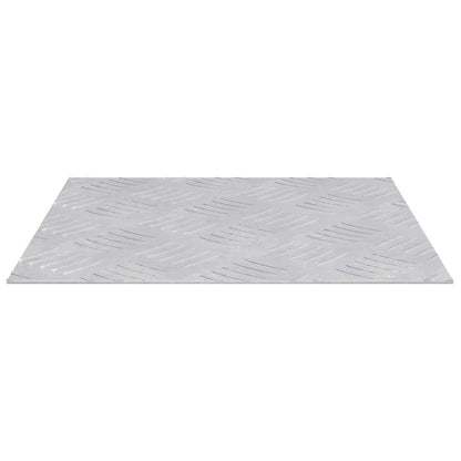 Stufenmatten 2 stk. 30 x 30 cm Silber Aluminium Quadratisch