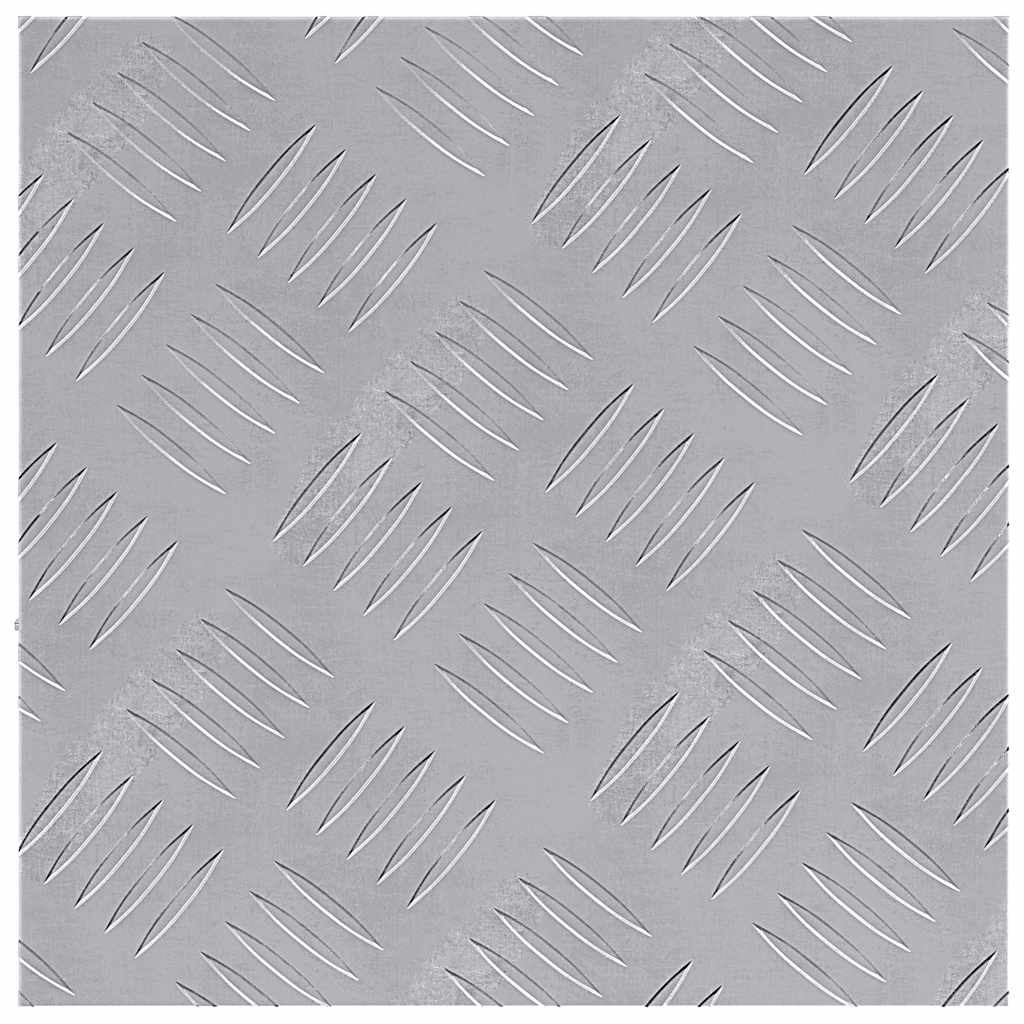 Treppe Tritt 2 stk. 30 x 30 cm Silber Aluminium Quadratisch