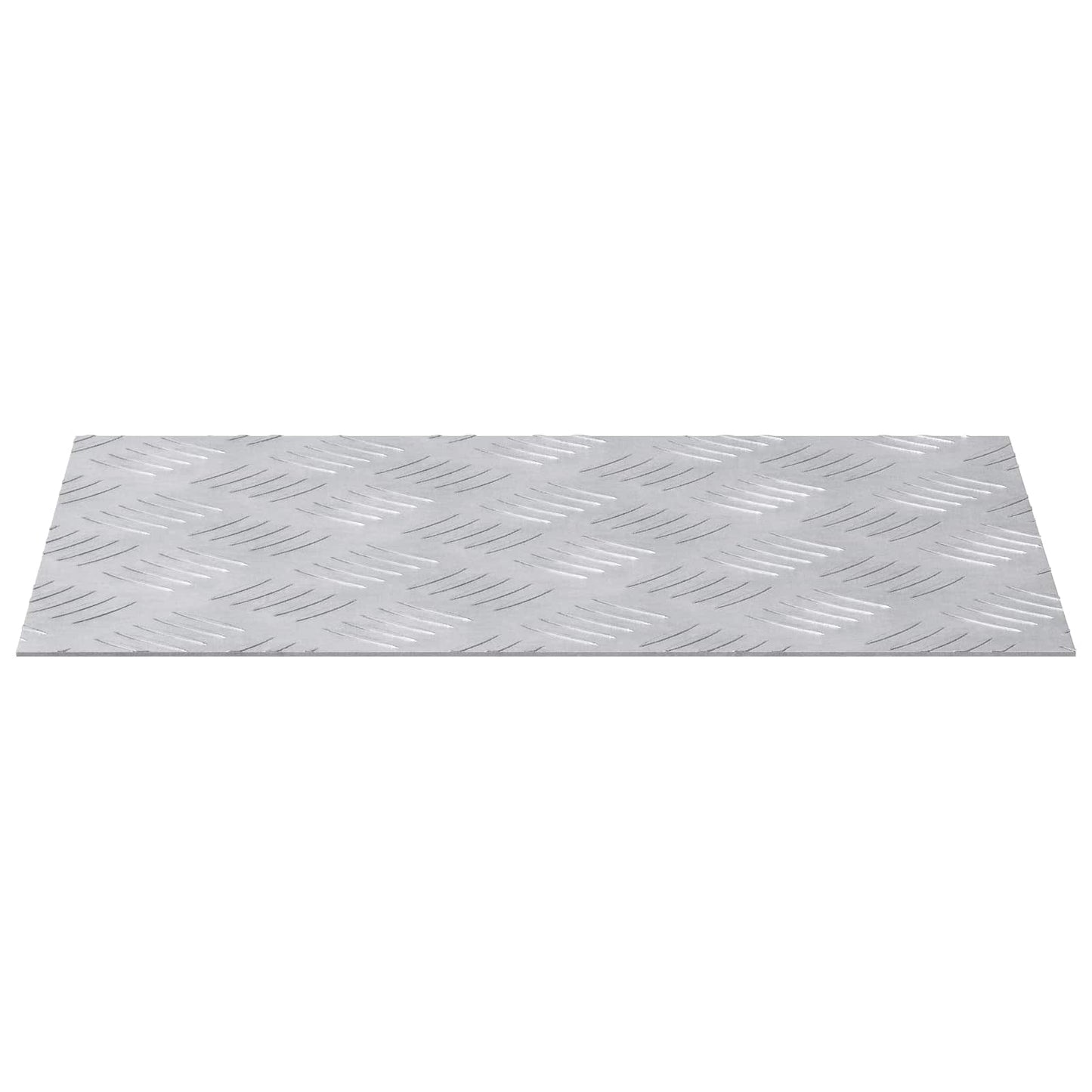 Treppe Tritt 2 stk. 40 x 30 cm Silber Aluminium Rechtwinklig