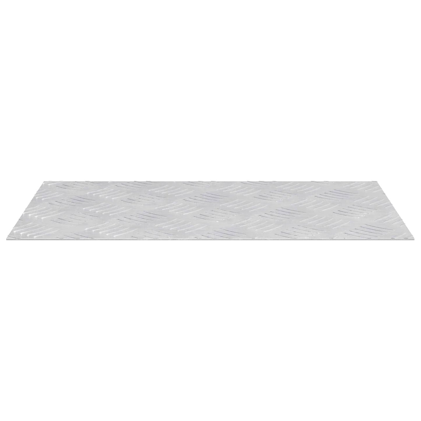 Treppe Tritt 2 stk. 50 x 30 cm Silber Aluminium Rechtwinklig