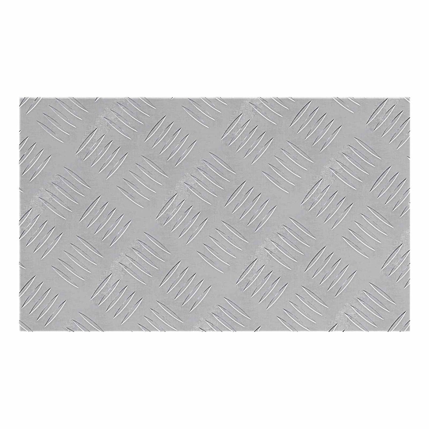 Treppe Tritt 2 stk. 50 x 30 cm Silber Aluminium Rechtwinklig