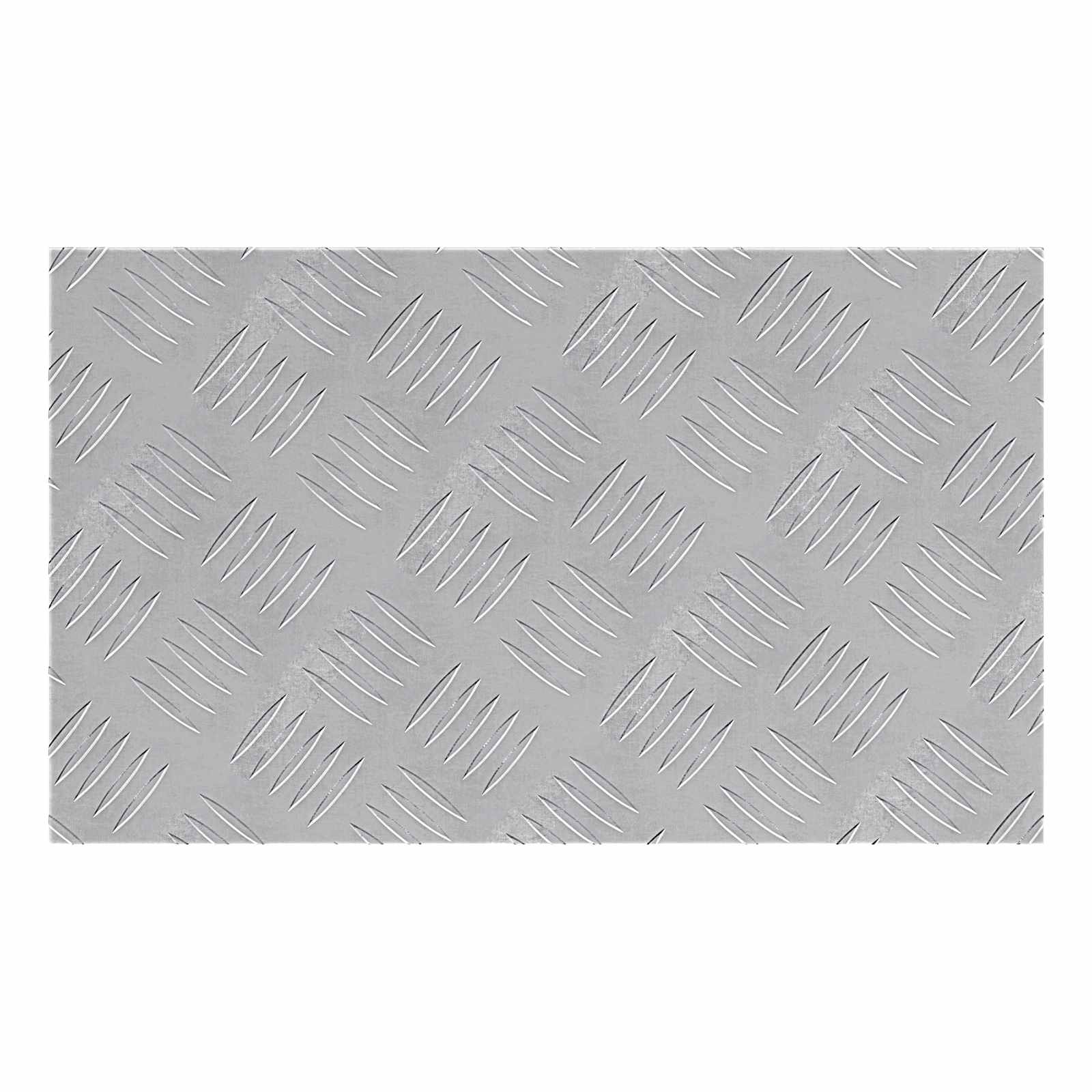 Treppe Tritt 2 stk. 50 x 30 cm Silber Aluminium Rechtwinklig