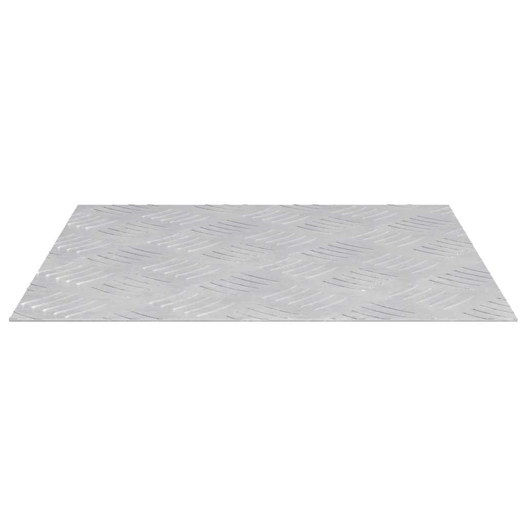 Treppe Tritt 2 stk. 40 x 40 cm Silber Aluminium Quadratisch