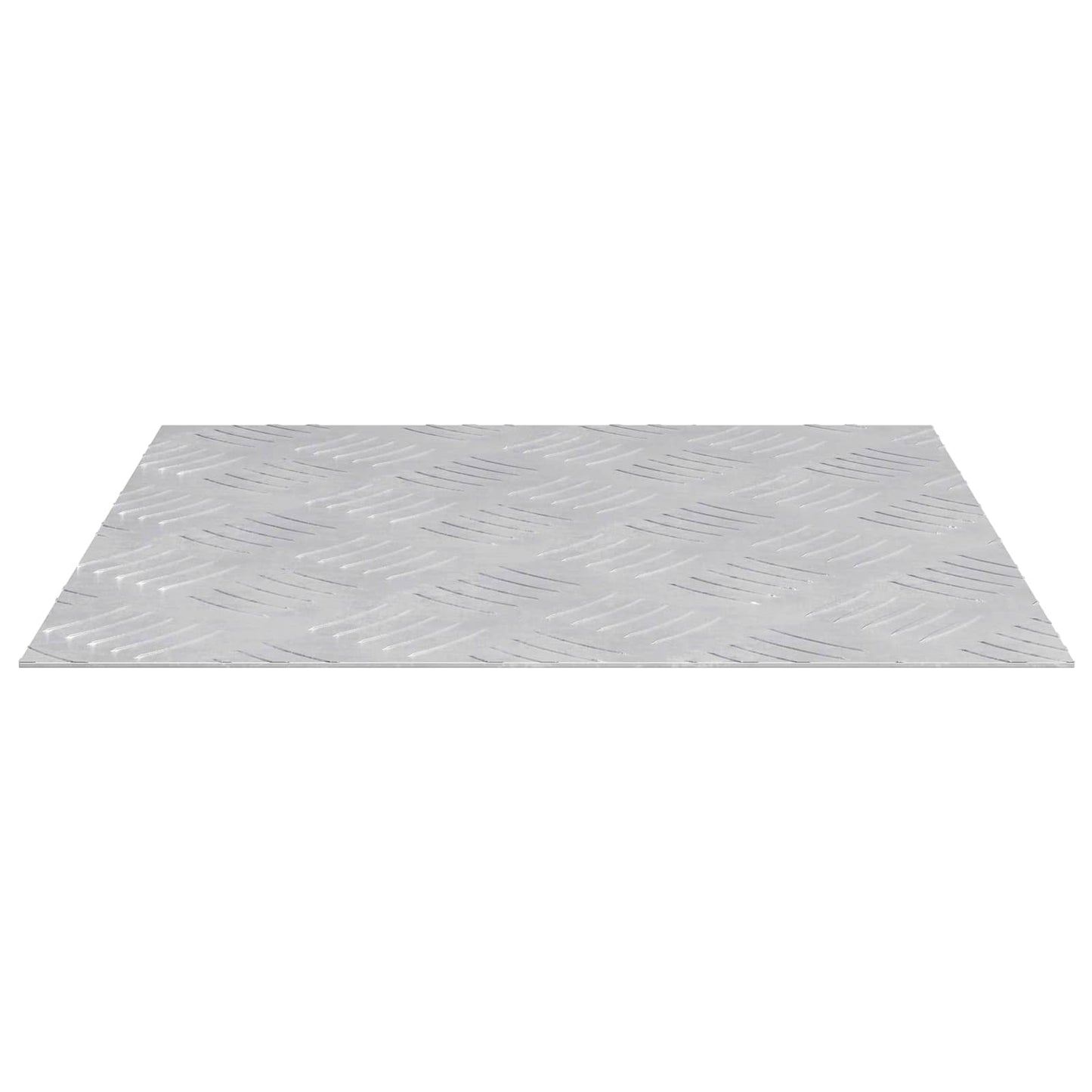 Treppe Tritt 4 stk. 40 x 40 cm Silber Aluminium Quadratisch