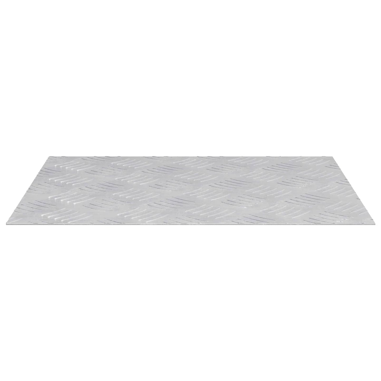 Treppe Tritt 2 stk. 50 x 40 cm Silber Aluminium Rechtwinklig