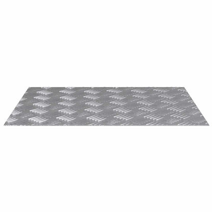 Stufenmatten 2 stk. 60 x 50 cm Silber Aluminium Rechtwinklig