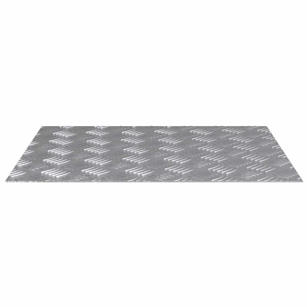 Treppe Tritt 4 stk. 60 x 50 cm Silber Aluminium Rechtwinklig