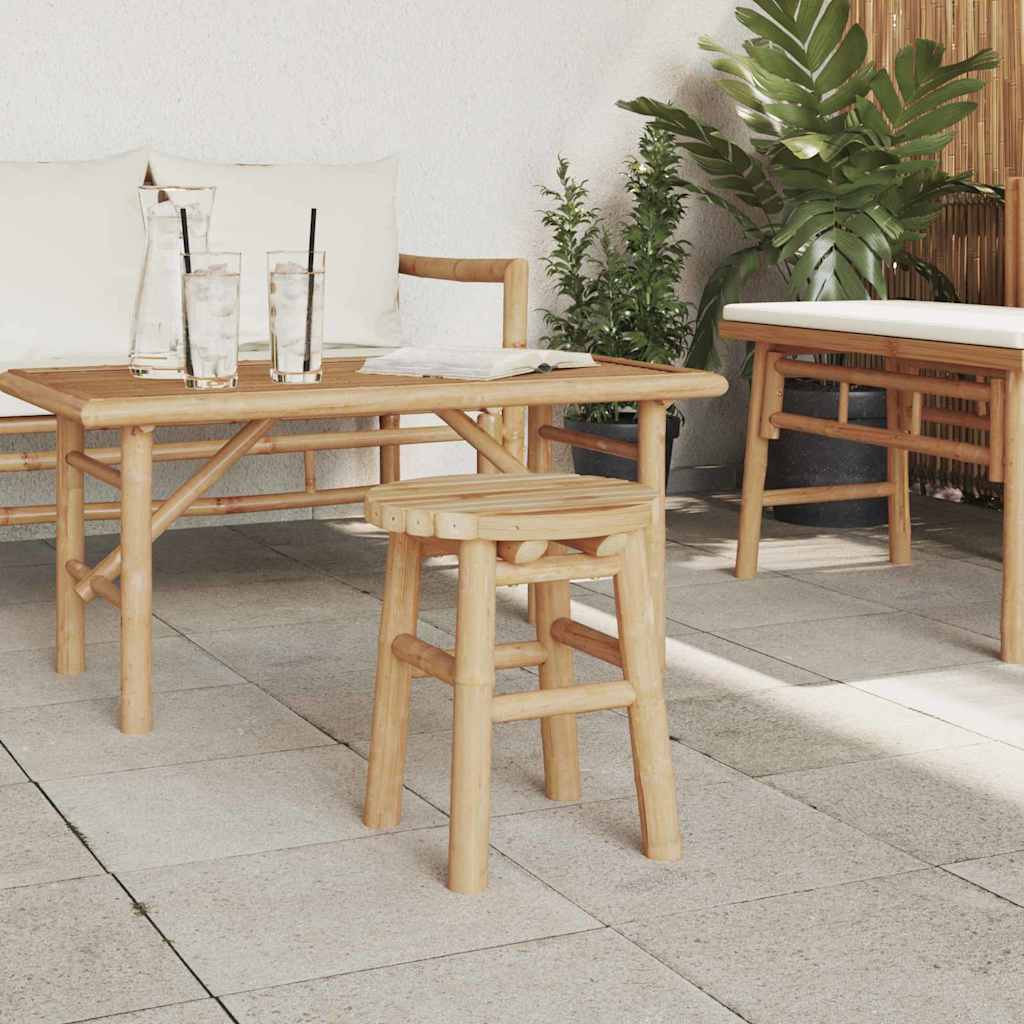 Hocker Bambus Natur 30 x 30 x 36 cm Bambus