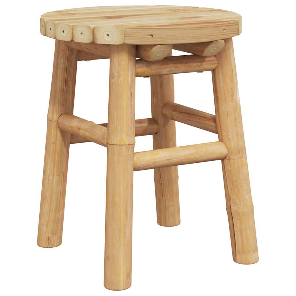 Hocker Bambus Natur 30 x 30 x 36 cm Bambus