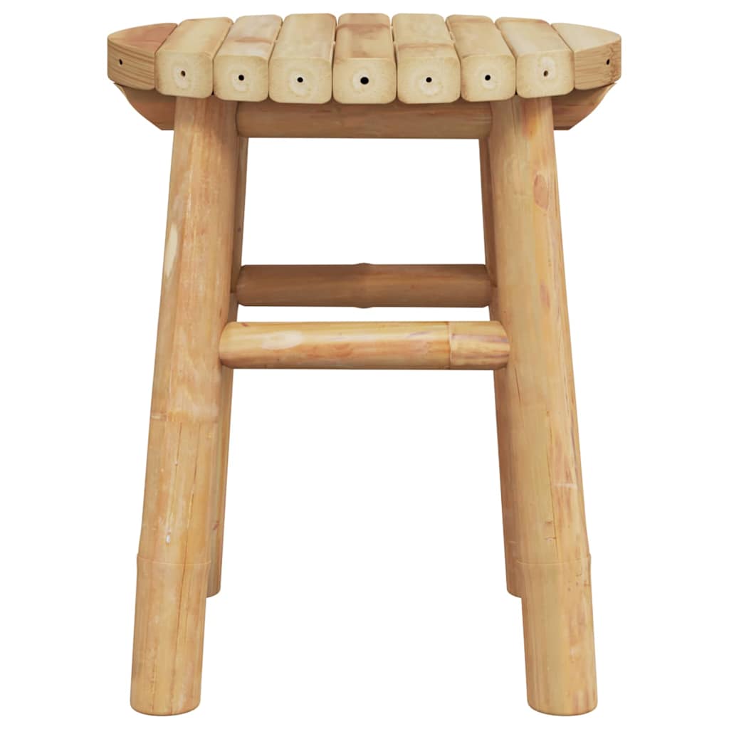 Hocker Bambus Natur 30 x 30 x 36 cm Bambus