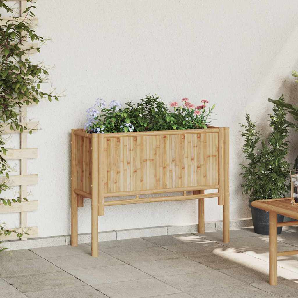 Garten-Hochbeet Braun 90 x 35 x 70 cm Bambus
