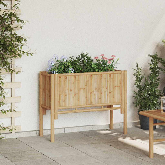 Garten-Hochbeet Braun 90 x 35 x 70 cm Bambus