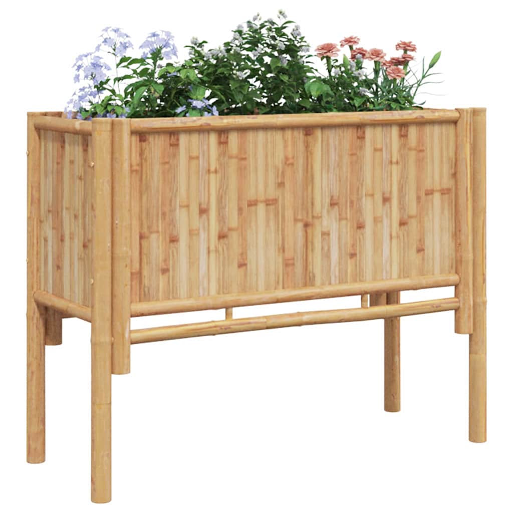 Garten-Hochbeet Braun 90 x 35 x 70 cm Bambus