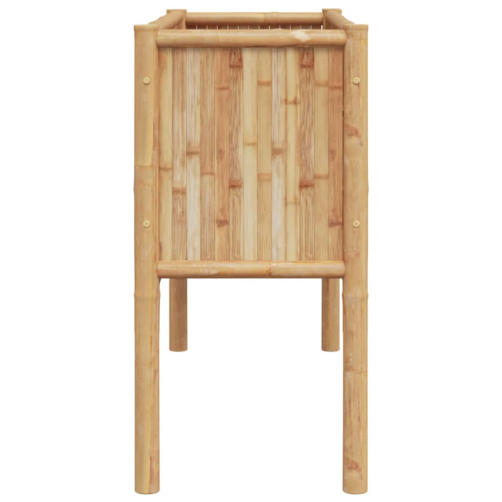 Garten-Hochbeet Braun 110 x 35 x 70 cm Bambus