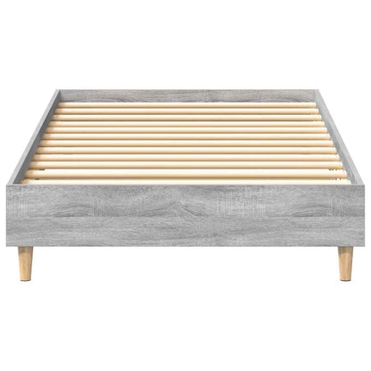Bettrahmen Graues Sonoma 203 x 93 x 25 cm Holzwerkstoff