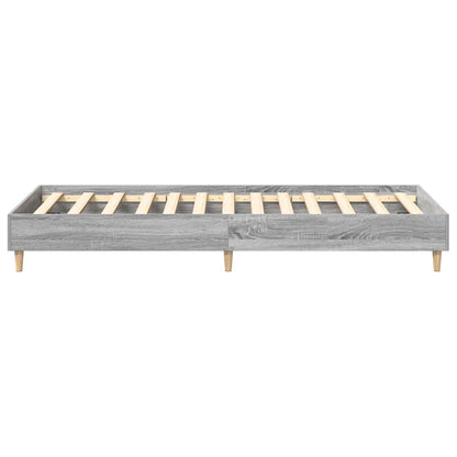 Bettrahmen Graues Sonoma 203 x 93 x 25 cm Holzwerkstoff