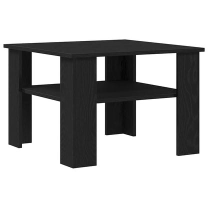 Couchtisch Schwarz Eichen-Optik 60 x 60 x 42 cm Holzwerkstoff
