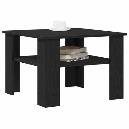 Couchtisch Schwarz Eichen-Optik 60 x 60 x 42 cm Holzwerkstoff
