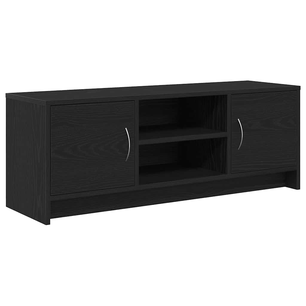 TV-Schrank Eiche schwarz 102x30x37,5 cm Holzwerkstoff
