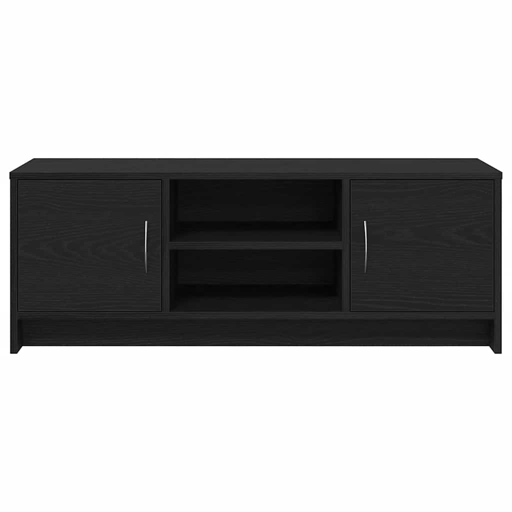 TV-Schrank Eiche schwarz 102x30x37,5 cm Holzwerkstoff