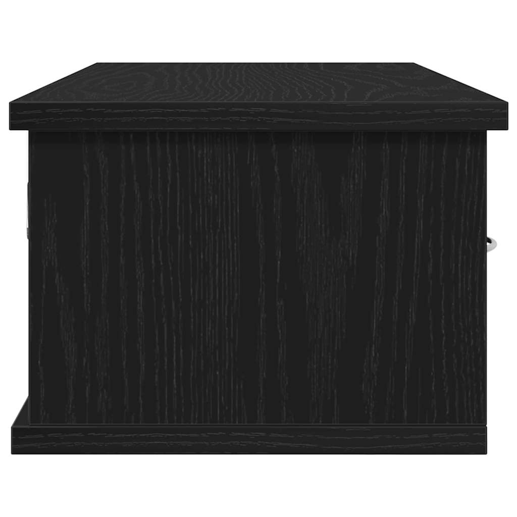 Wandschrank Schwarze Eiche 60 x 26 x 18,5 cm Holzwerkstoff