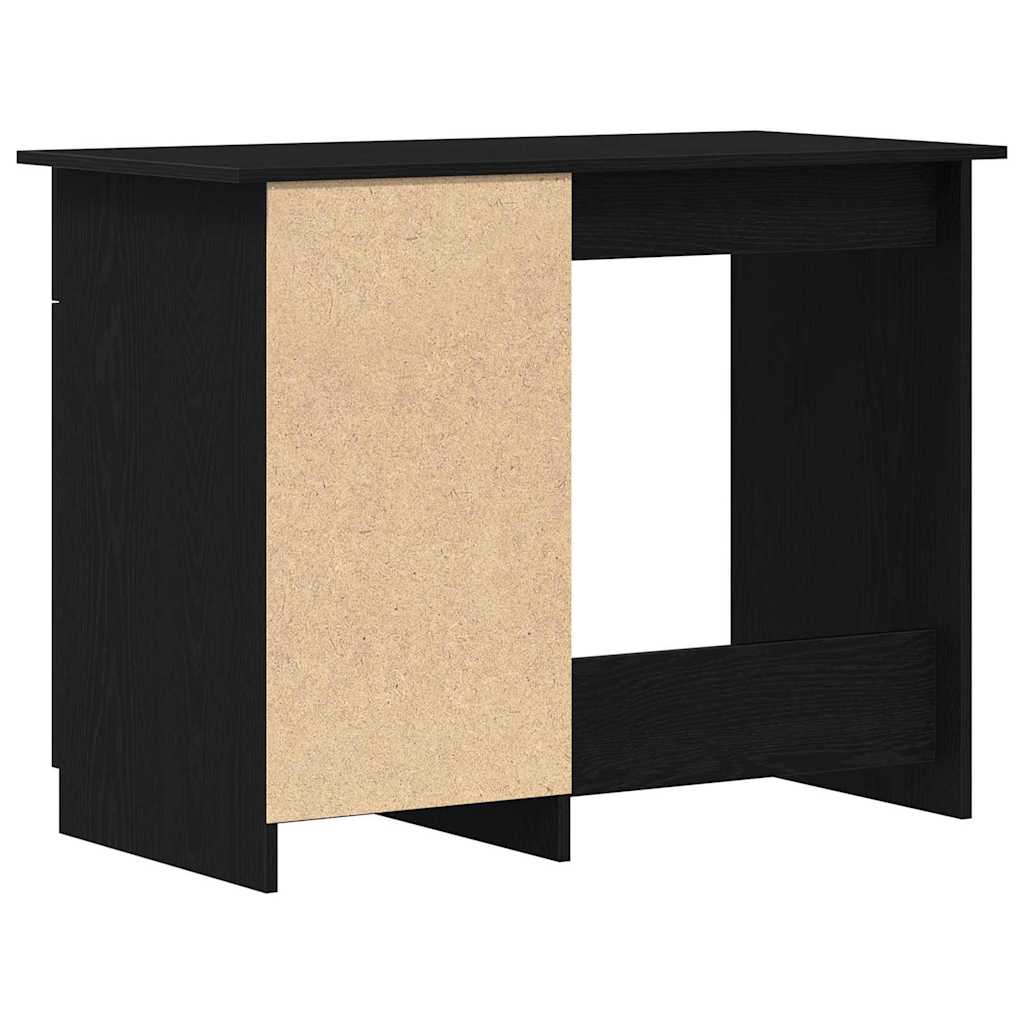Schreibtisch Schwarz Eichen-Optik Holzwerkstoff