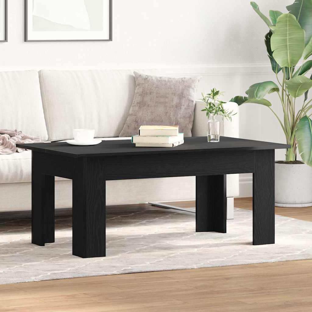 Couchtisch Schwarz Eichen-Optik 100 x 60 x 42 cm Holzwerkstoff