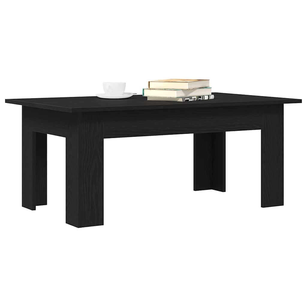 Couchtisch Schwarz Eichen-Optik 100 x 60 x 42 cm Holzwerkstoff