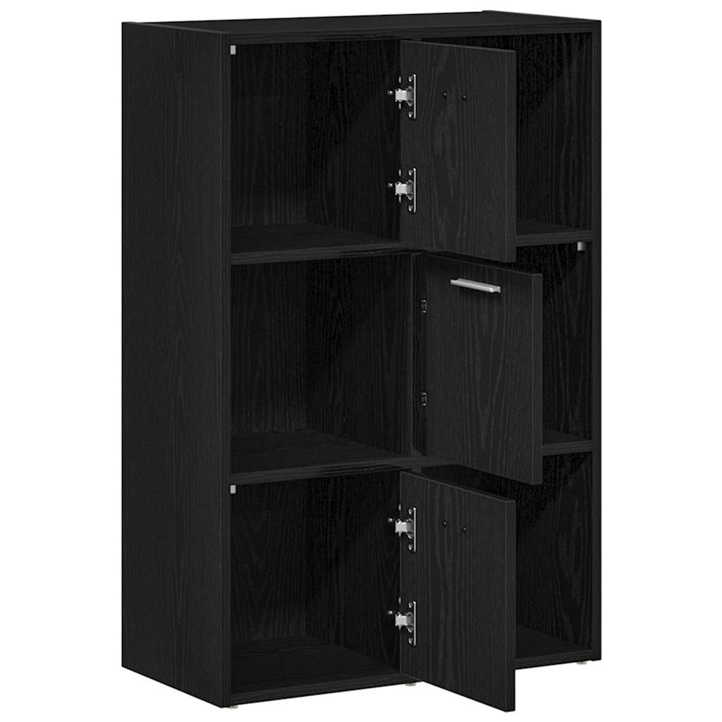 Bücherregal/Raumteiler Schwarze Eiche 60,5x30x90cm Holzwerkstoff