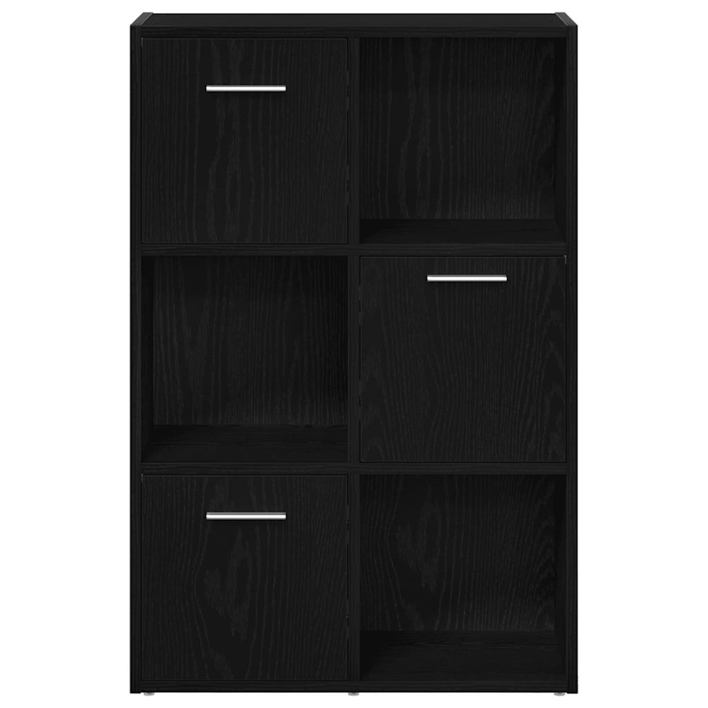 Bücherregal/Raumteiler Schwarze Eiche 60,5x30x90cm Holzwerkstoff