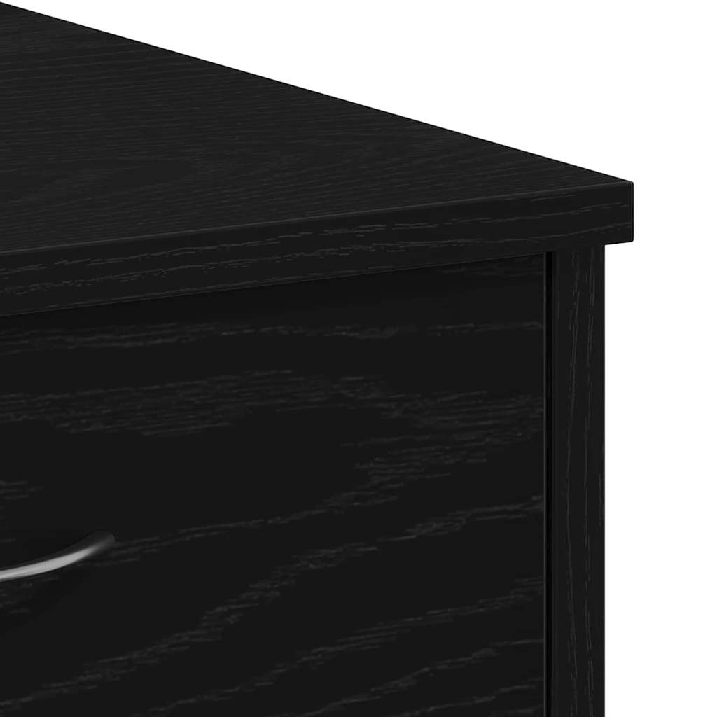 Schreibtisch Schwarz Eichen-Optik Holzwerkstoff 80 x 40 x 75 cm