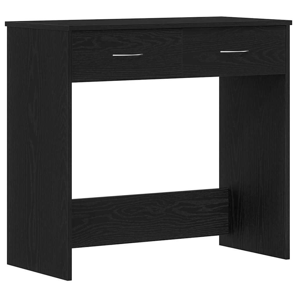 Schreibtisch Schwarz Eichen-Optik Holzwerkstoff 80 x 40 x 75 cm