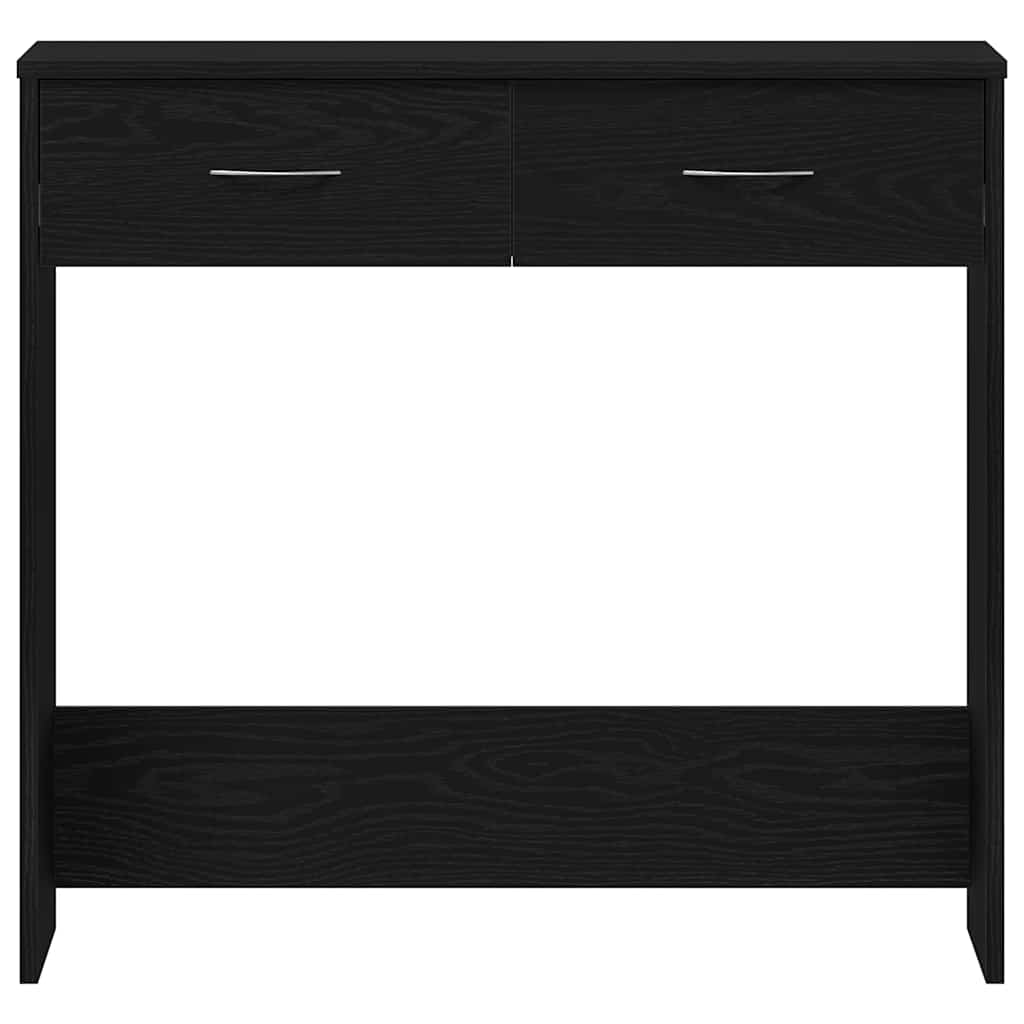 Schreibtisch Schwarz Eichen-Optik Holzwerkstoff 80 x 40 x 75 cm