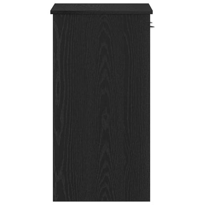 Schreibtisch Schwarz Eichen-Optik Holzwerkstoff 80 x 40 x 75 cm