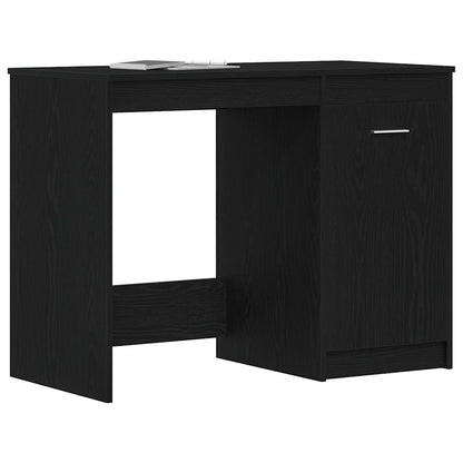 Schreibtisch Schwarz Eichen-Optik 100 x 50 x 76 cm