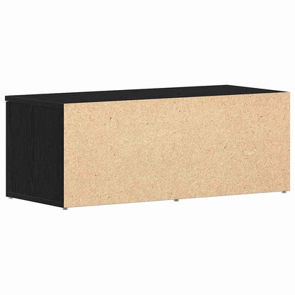 TV-Schränk 80x34x30 cm Schwarz Eichen-Optik Holzwerkstoff