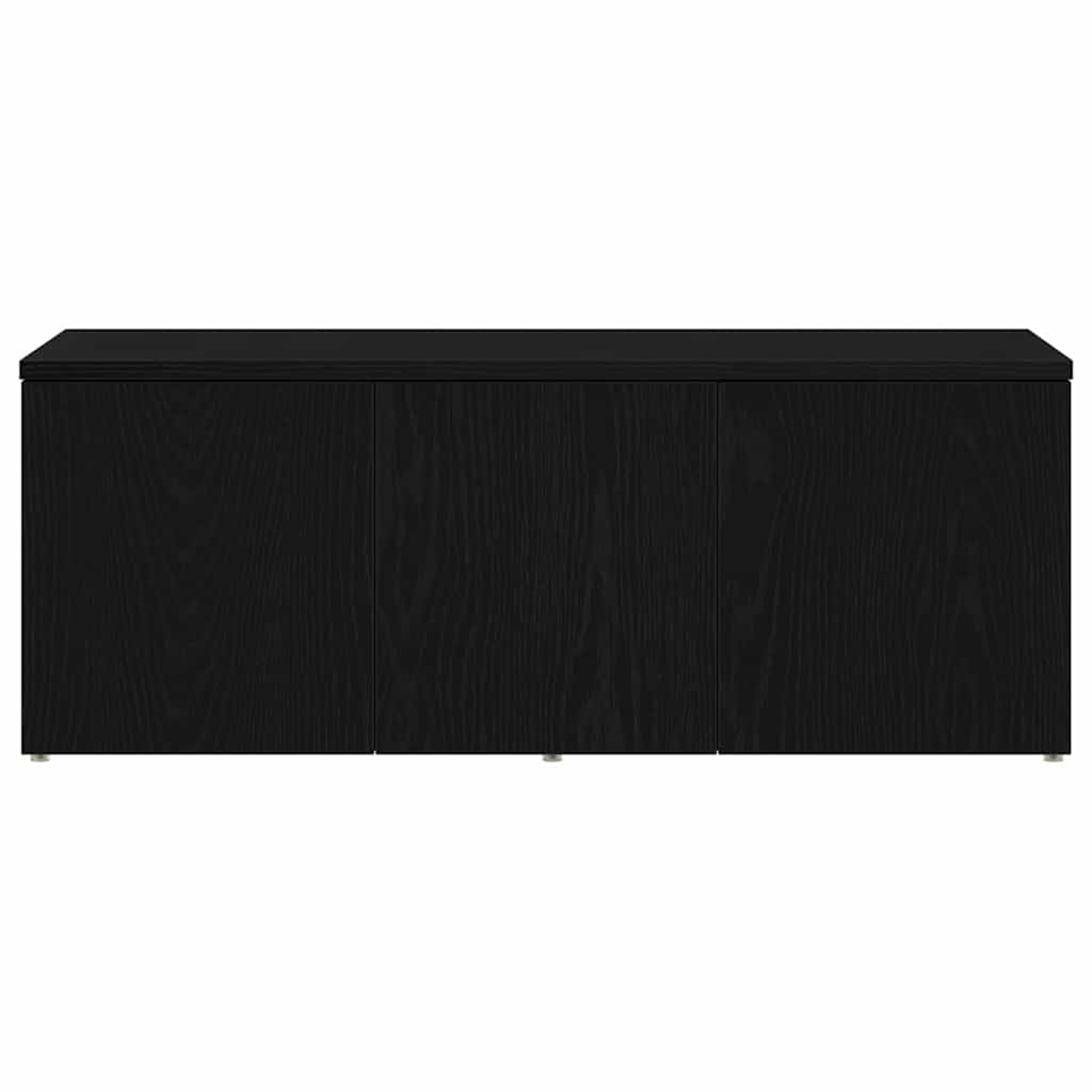 TV-Schränk 80x34x30 cm Schwarz Eichen-Optik Holzwerkstoff