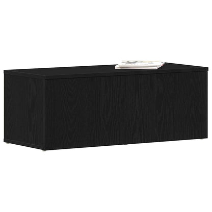 TV-Schränk 80x34x30 cm Schwarz Eichen-Optik Holzwerkstoff