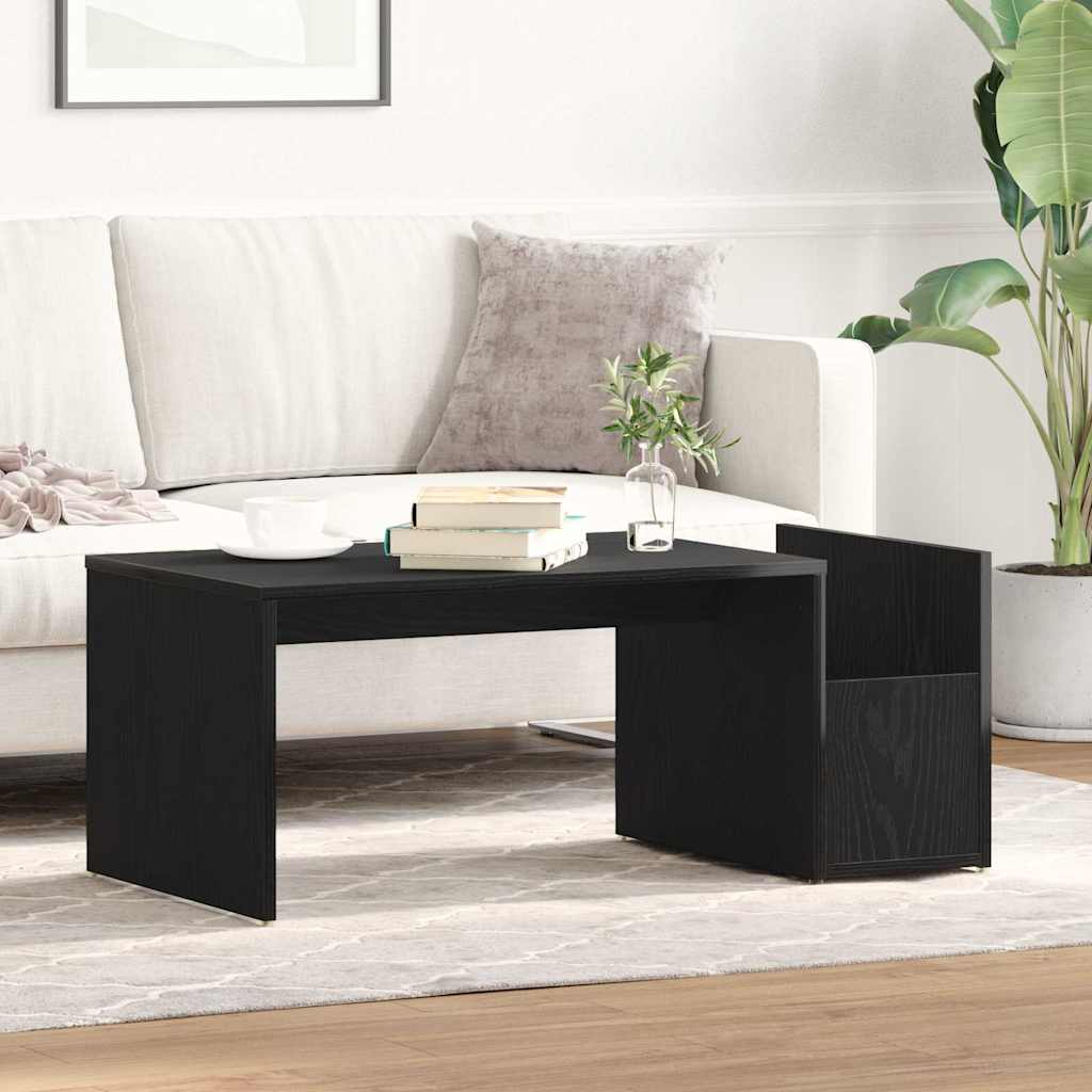 Couchtisch Schwarze Eiche 90 x 45 x 35 cm Holzwerkstoff