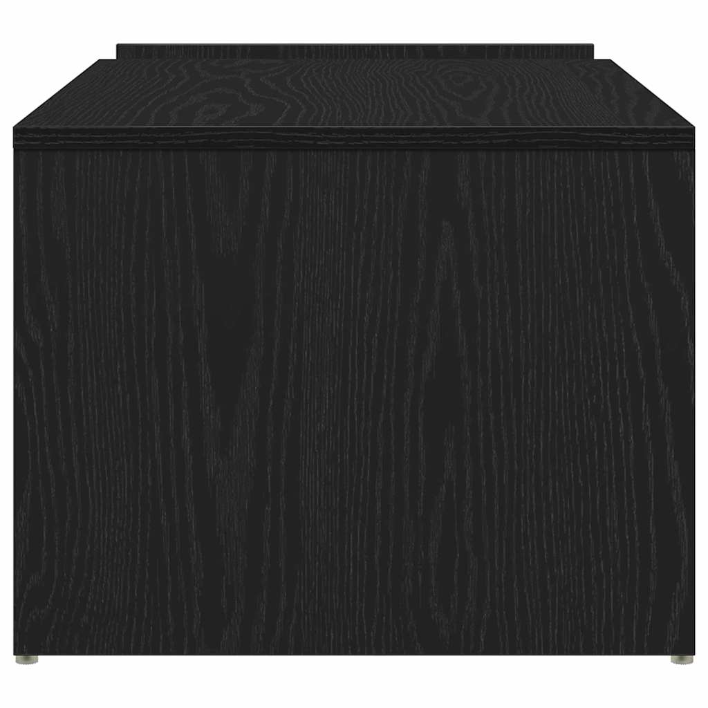 Couchtisch Schwarz Eichen-Optik 90 x 45 x 35 cm Holzwerkstoff
