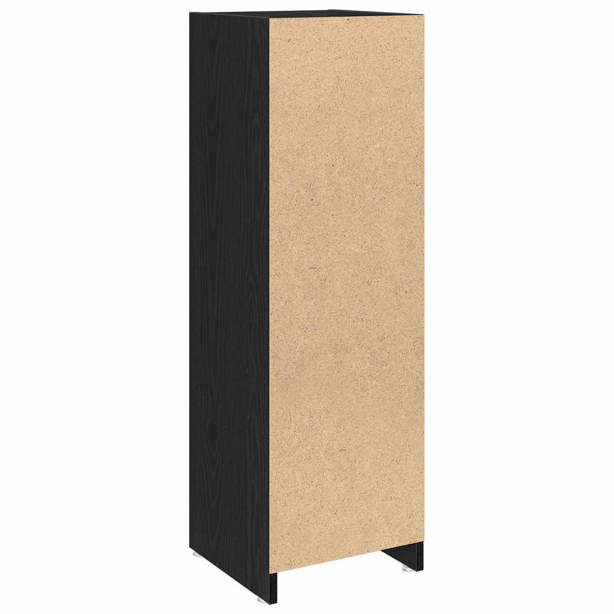 Badezimmerschrank Schwarz Eichen-Optik 30 x 30 x 95 cm