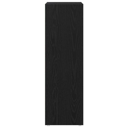 Badezimmerschrank Schwarz Eichen-Optik 30 x 30 x 95 cm