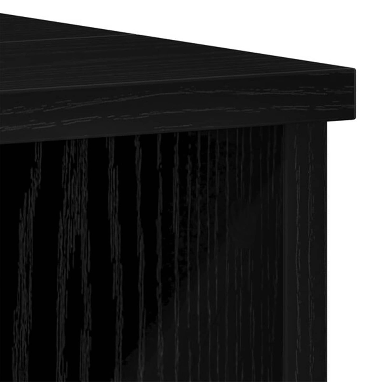 Badezimmerschrank Schwarz Eichen-Optik 60 x 32 x 54 cm