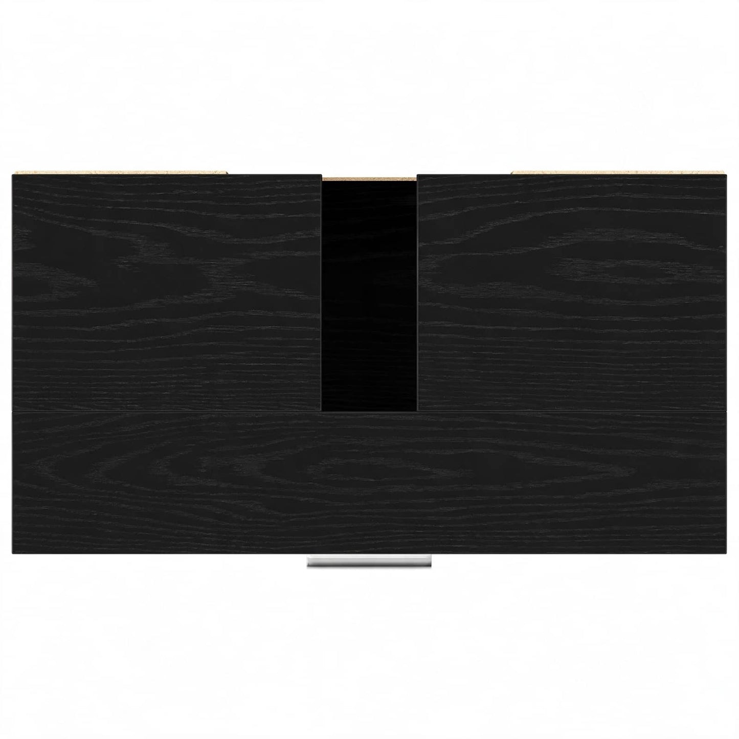 Badezimmerschrank Schwarz Eichen-Optik 60 x 32 x 54 cm