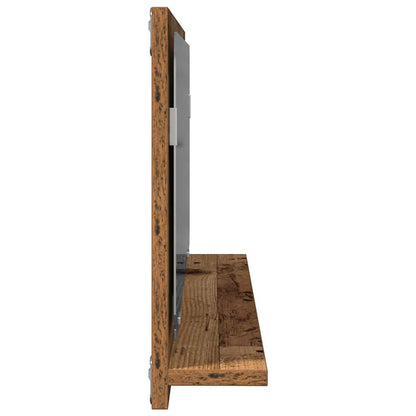 Spiegelablage Altholz 90 x 10,5 x 37 cm Holzwerkstoff