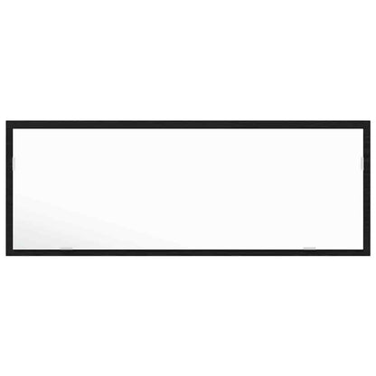 LED-Badezimmerspiegel Schwarz Eichen-Optik 100 x 8,5 x 37 cm