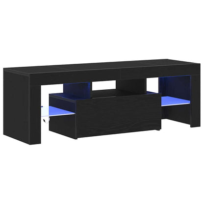TV-Schränk 120 x 35 x 40 cm Schwarz Eichen-Optik Holzwerkstoff