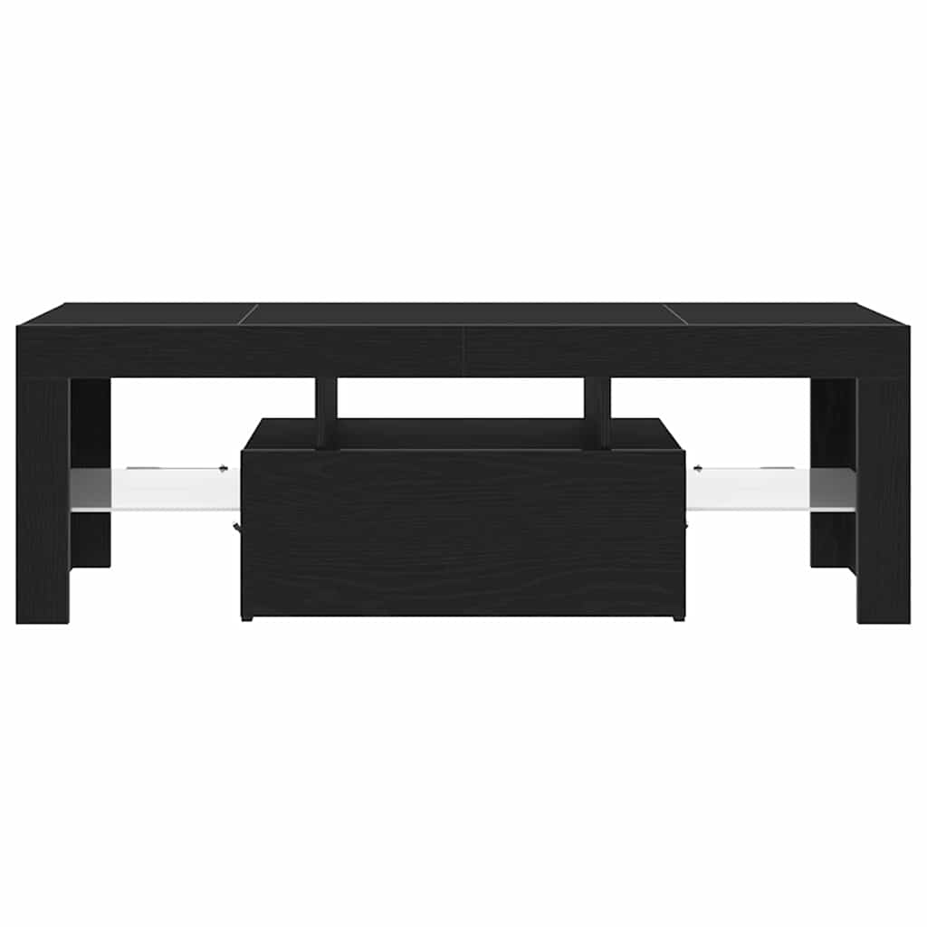TV-Schränk 120 x 35 x 40 cm Schwarz Eichen-Optik Holzwerkstoff